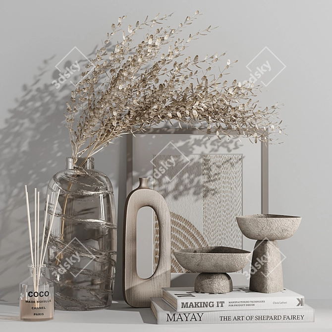 Elegant Decor Set 3D model image 2