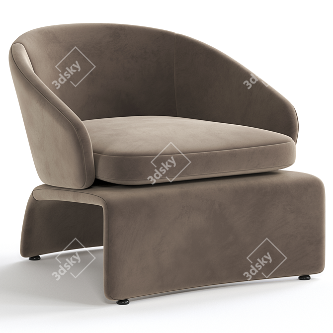 HALLEY 2017 Preview Millimeter Chair 3D model image 2