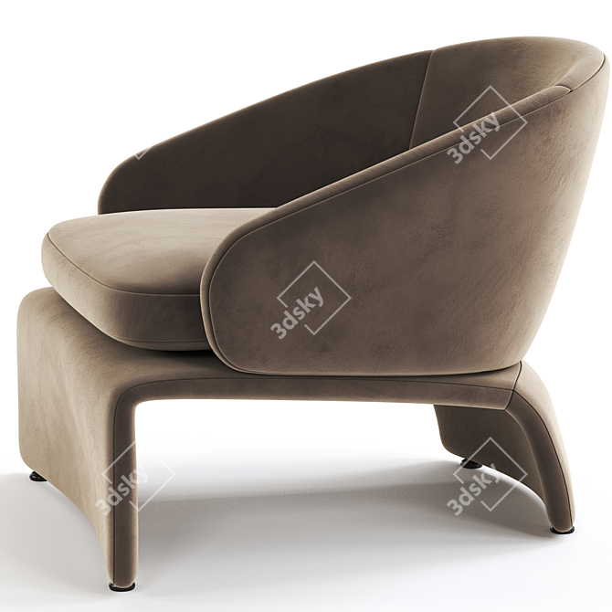 HALLEY 2017 Preview Millimeter Chair 3D model image 3