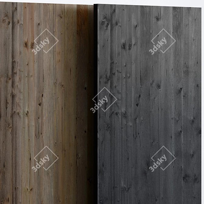 11 Wood with Triple Material 3D model image 3