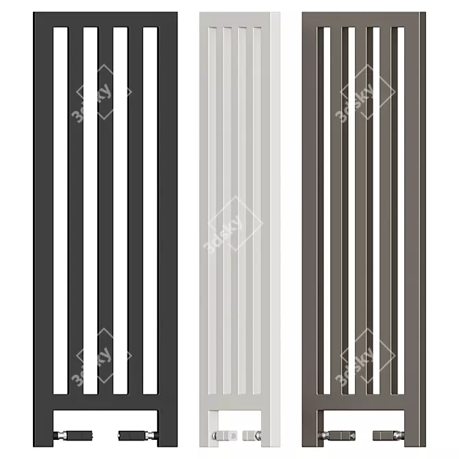 Scirocco H MyNew Dress Radiator - Unique, Stylish, Efficient 3D model image 1