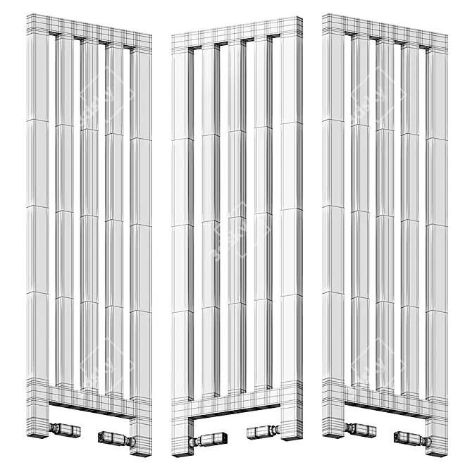 Scirocco H MyNew Dress Radiator - Unique, Stylish, Efficient 3D model image 5