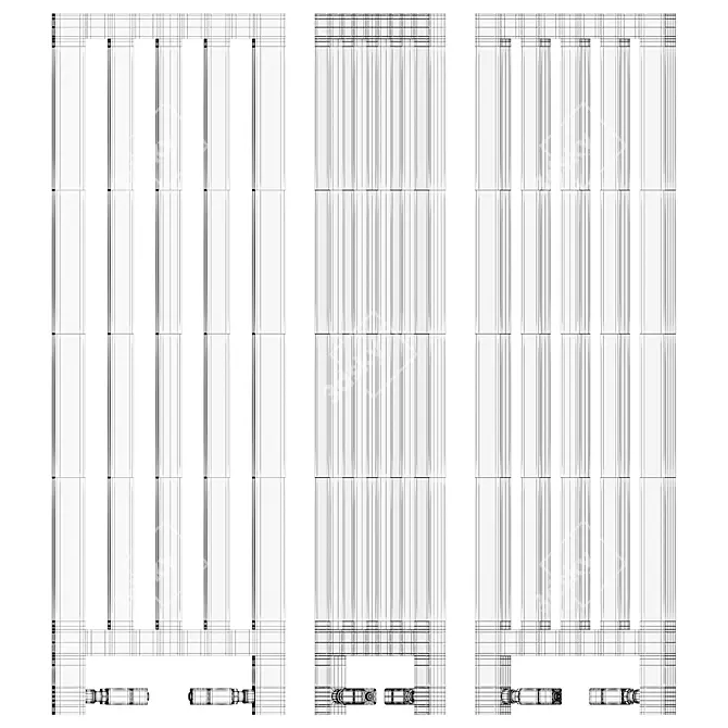 Scirocco H MyNew Dress Radiator - Unique, Stylish, Efficient 3D model image 6