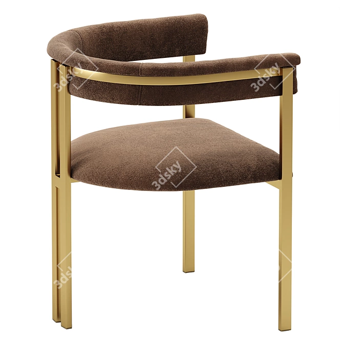 Vintage Paris Chair: Elegant and Comfortable 3D model image 6