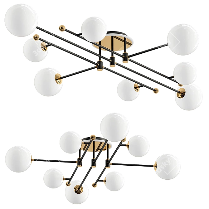 Danhild: Elegant Design Lamps 3D model image 1