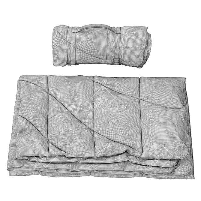 Snow Peak NanoLoft Takibi Blanket 3D model image 6