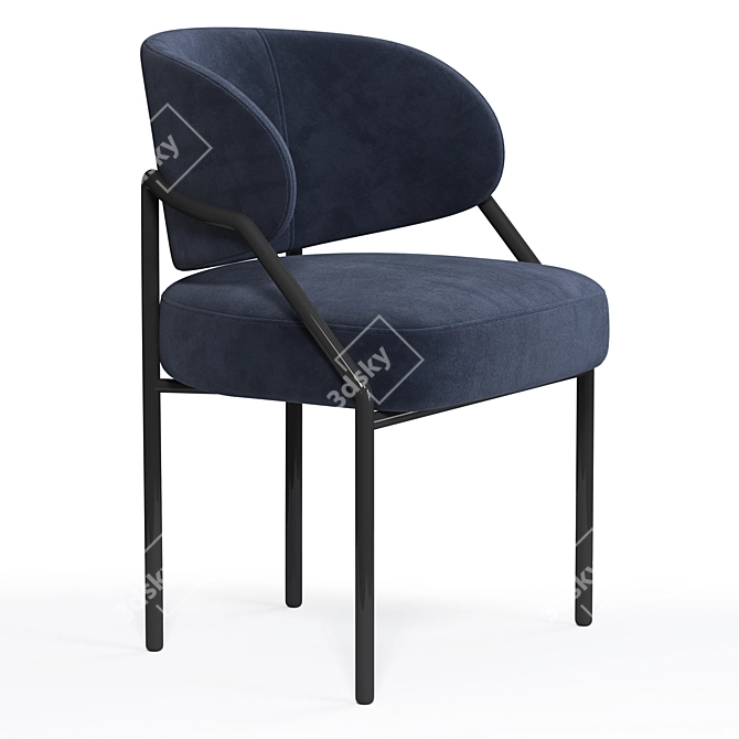 Elegant ISETTA Leisure Chair 3D model image 1