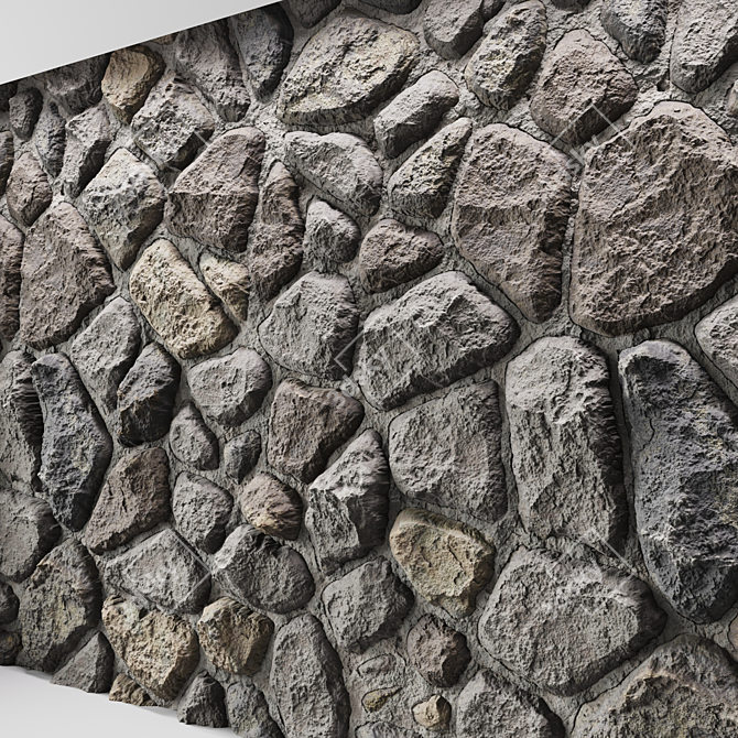 Seamless Stone Texture | PBR Material 3D model image 2