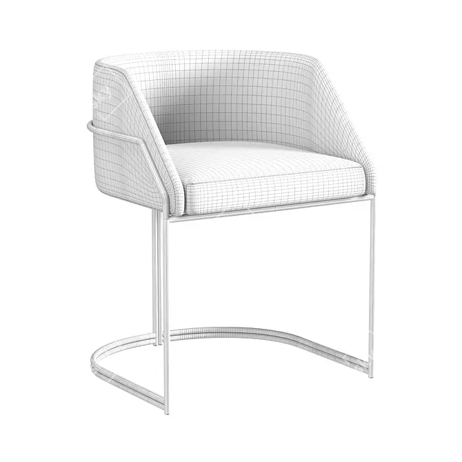 Geopagani Dejavyu Modern Dining Chair 3D model image 4