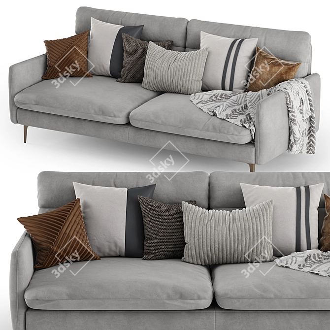 Monte-Carlo Duvivier Canapes Sofa 3D model image 2