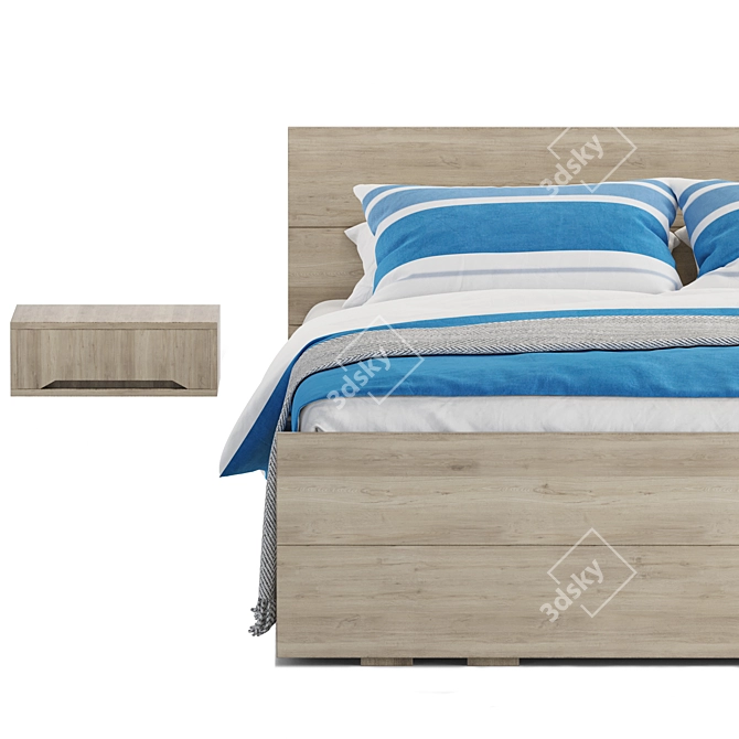 Wansbeck 2016 Bed Frame 3D model image 3