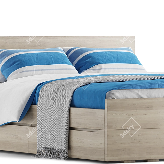 Wansbeck 2016 Bed Frame 3D model image 4