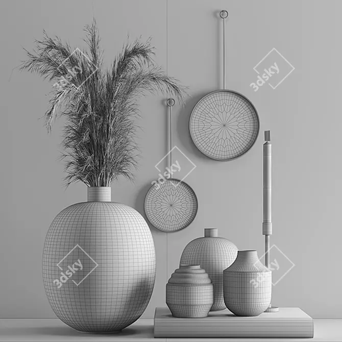 Sophisticated Decorative Set 3D model image 2