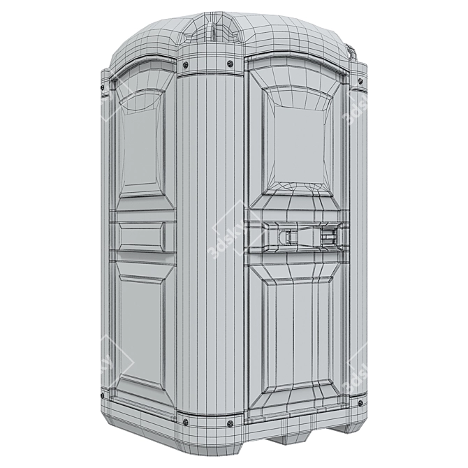 TOI FRESH: Portable Odorless Dry Closet 3D model image 4