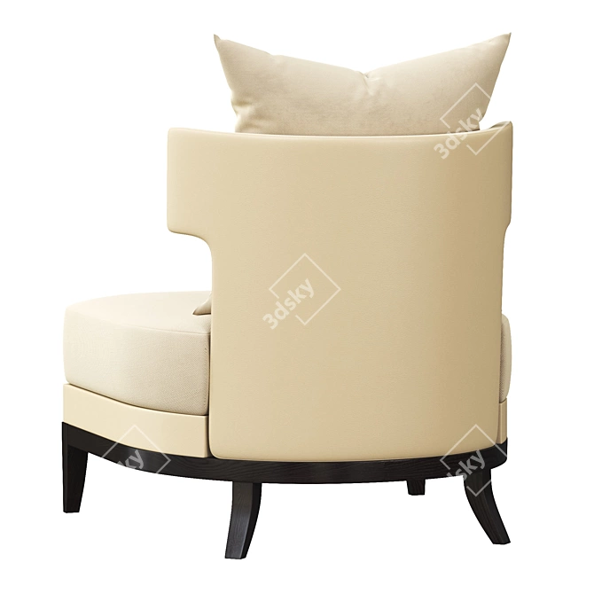 Luxury GOODWIN Armchair 3D model image 5