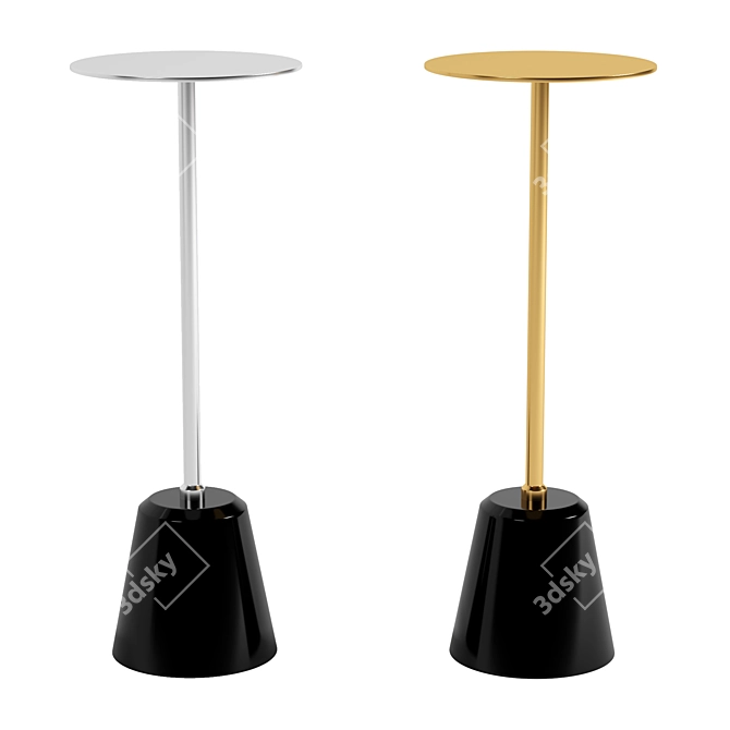 Sleek Pretor End Table: Modern, Minimalist Design 3D model image 1