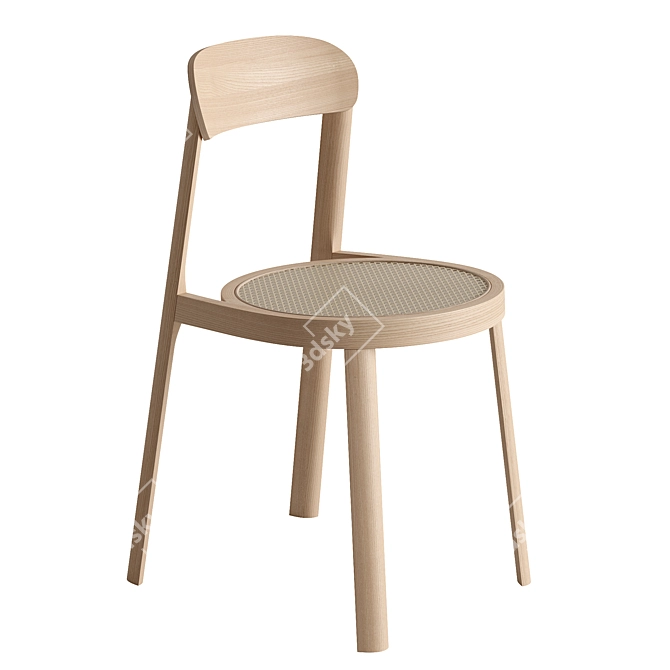 Elegant Skrivo Chair: Brulla 3D model image 1