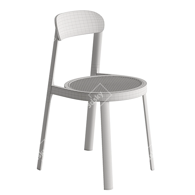 Elegant Skrivo Chair: Brulla 3D model image 5