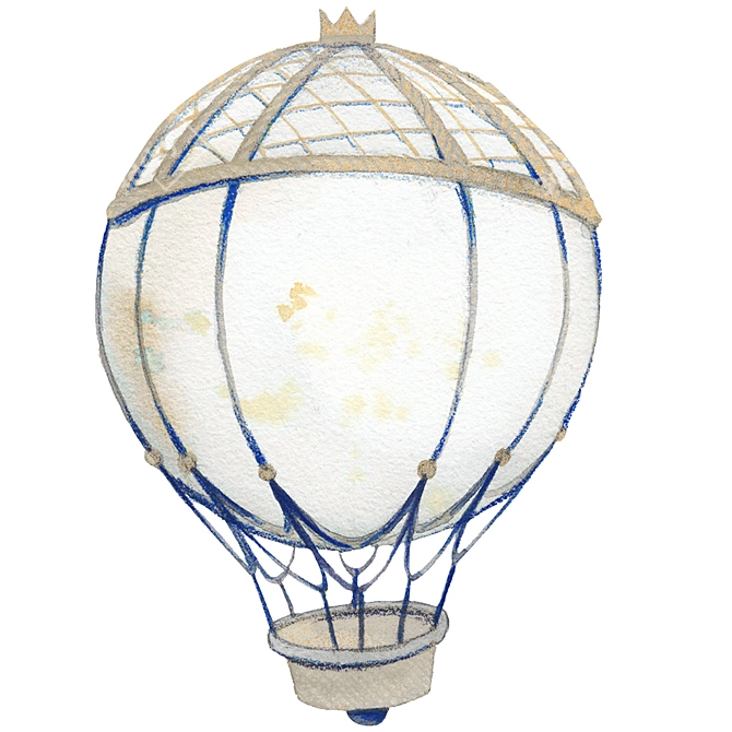 Air Balloon Lamp 3D model image 3