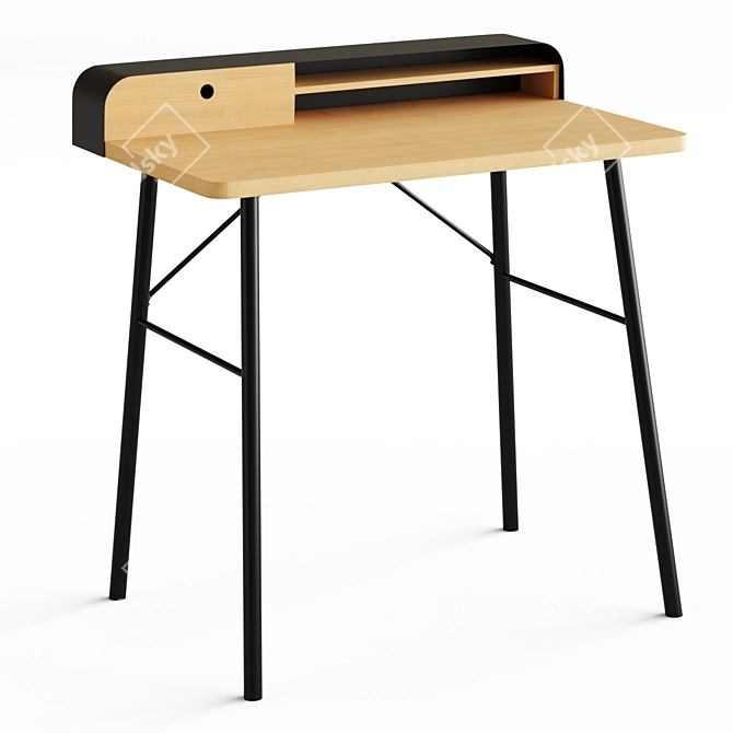 Sleek Jimi Bureau Desk: Modern Design & Smooth Functionality 3D model image 1