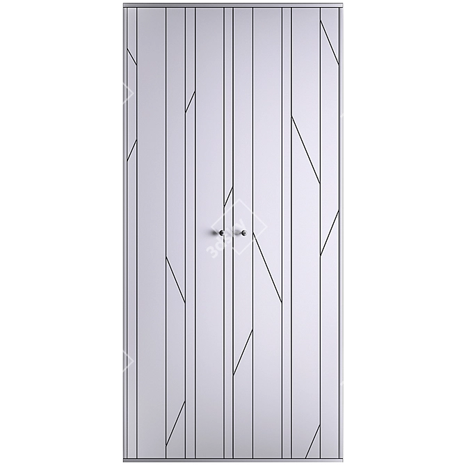 IDEA TW211 Wardrobe: Sleek, Spacious, and Stylish 3D model image 3