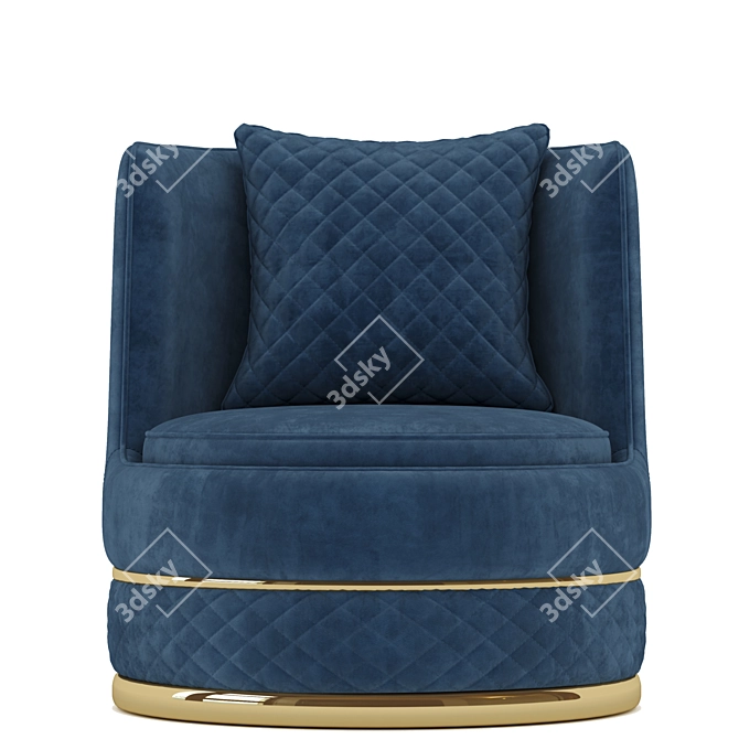 Elegant Mary Armchair: Stylish and Comfortable 3D model image 1