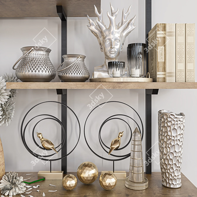 Elegant Decor Set: Vray Format 3D model image 3