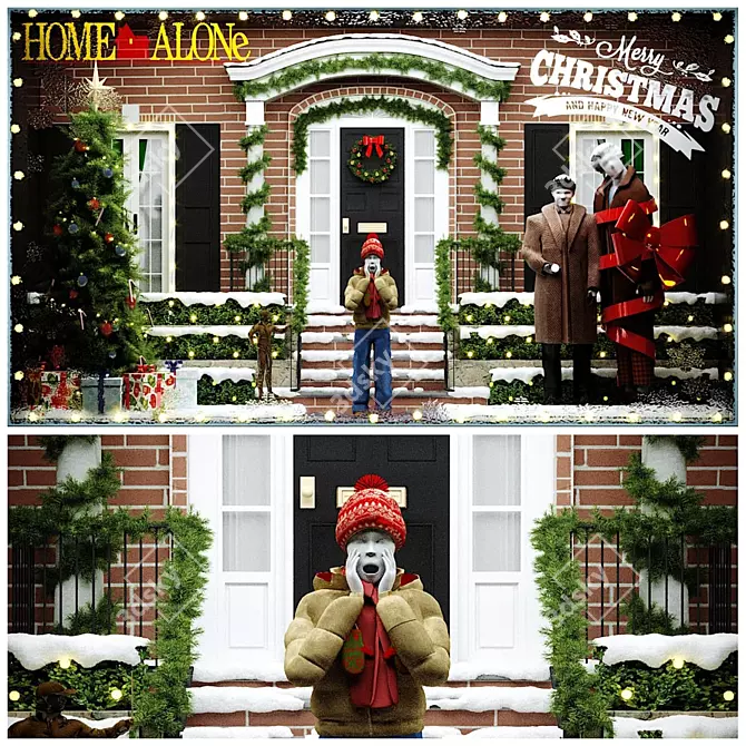 "Home Alone" Christmas Collection 3D model image 1