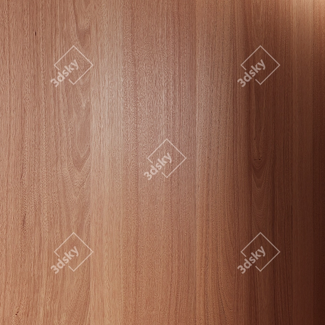 Seamless Wood Texture 3D model image 2