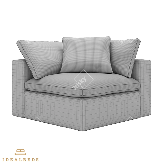 CozySoft Corner: Ideal Beds 3D model image 4