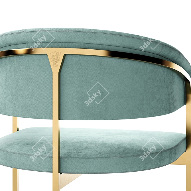 Sophisticated Comfort: Chair Clem by Visionaire 3D model image 2