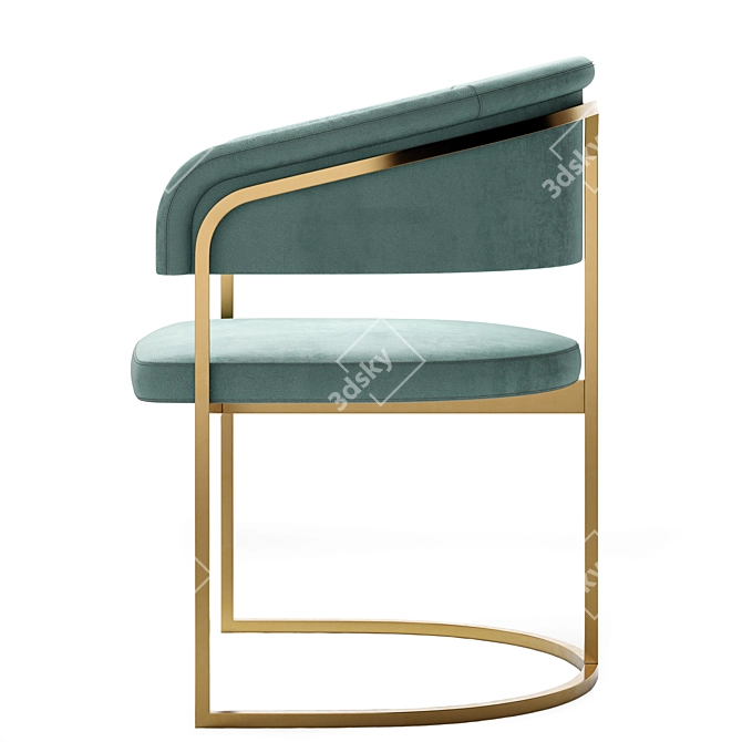 Sophisticated Comfort: Chair Clem by Visionaire 3D model image 4