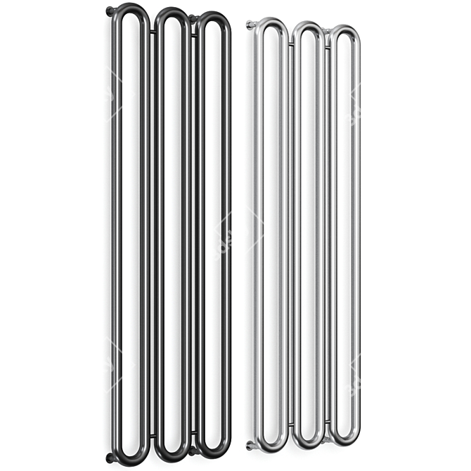 Antrax Tubone: Sleek Towel Warmer 3D model image 2