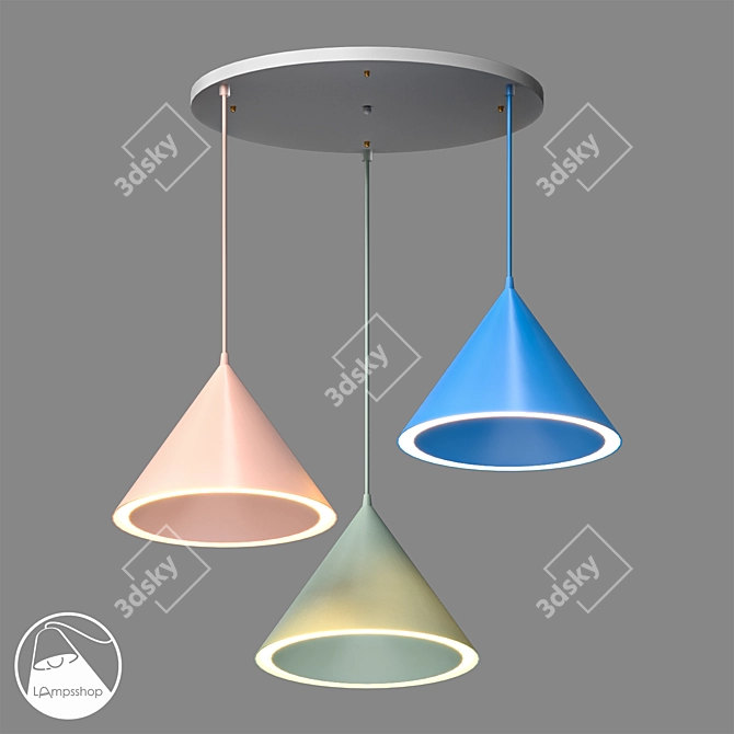 Nordic Marion Pendant Lights - Modern and Stylish 3D model image 3