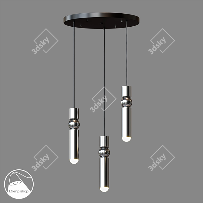 Modern Pendant Miracle in 60*350mm 3D model image 4