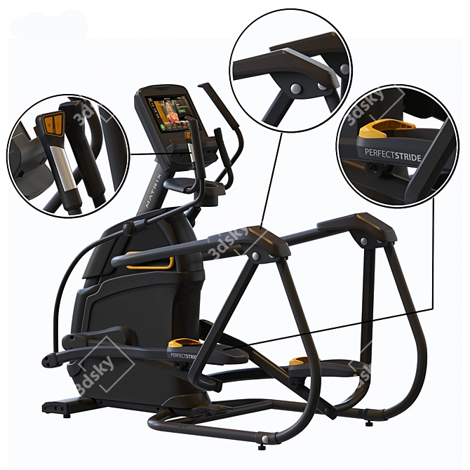 Ascent Performance Trainer | Matrix Fitness 3D model image 1