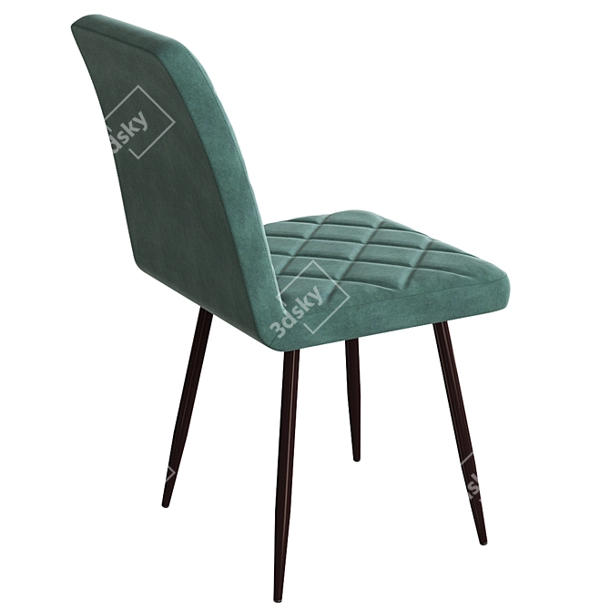 Arion Metal Grace OM - Stylish and Comfortable Metal Dining Chair 3D model image 2