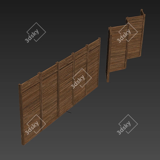 Polygon Screen Branch Straight - UVW Unwrap - Vray & Corona Render 3D model image 5