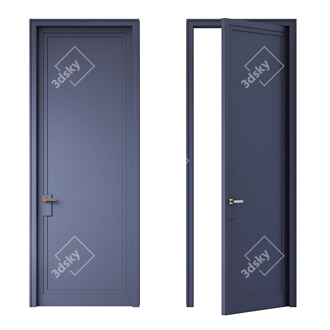 Modern Style MDF Door by Atribut 3D model image 1