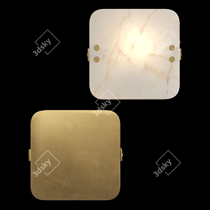 Elegant ARTERIORS Mercury Sconce 3D model image 2