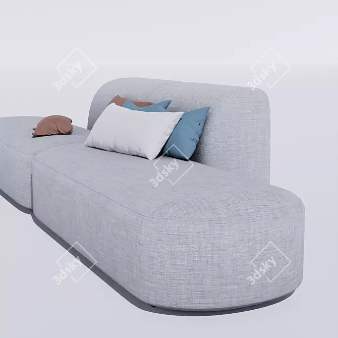 Comfy Chic Sofa 3D model image 2