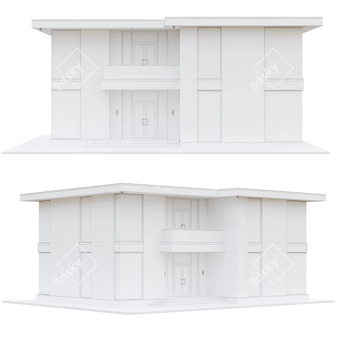  Modern Modular Buildings - 002 3D model image 5