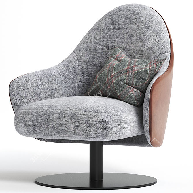 Modern Ludwig Chair - 2017 Design 3D model image 2