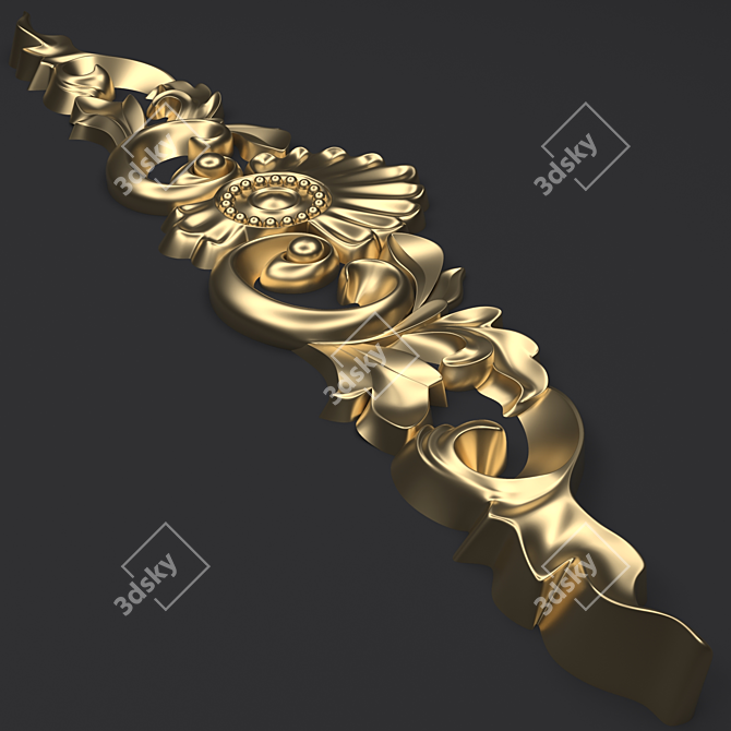 Exquisite Ornament Carving Set 3D model image 2