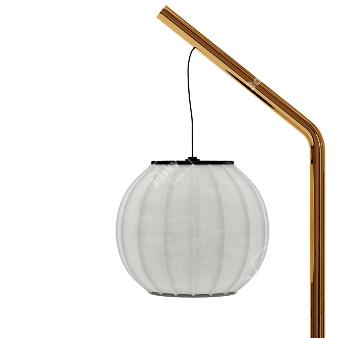 Modern Ceramic Metal Lamp - Roche Bobois MEI 3D model image 6