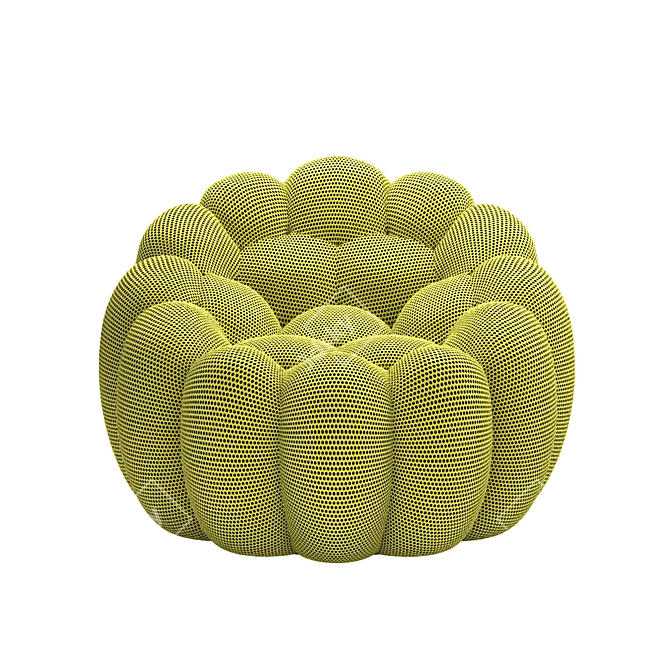 Bubble Pivoting Armchair: Modern Elegance for Maximum Comfort 3D model image 2