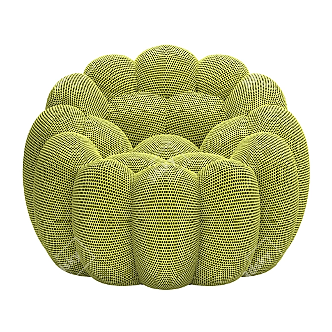 Bubble Pivoting Armchair: Modern Elegance for Maximum Comfort 3D model image 7