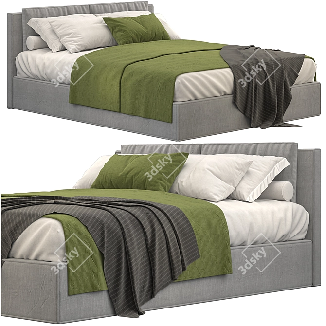 CloudMax Bed Solution 3D model image 1