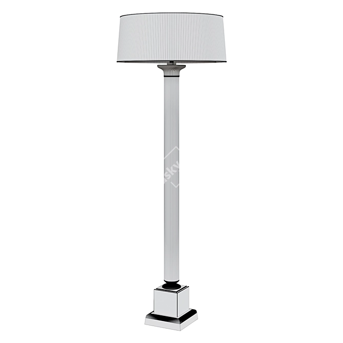 Elegant Eichholtz Monaco Floor Lamp 3D model image 2