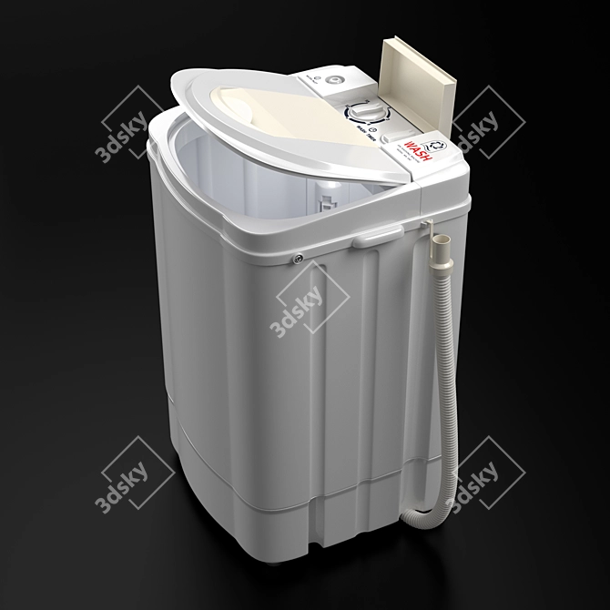 Compact Mini Washing Machine M350 3D model image 1